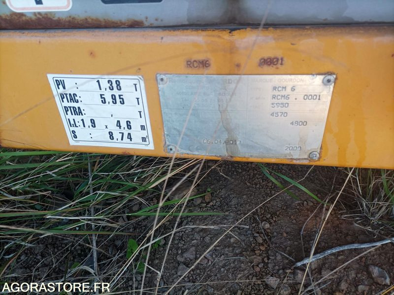 Remorque multi-caisson à bras Guima Gourdon - Poljoprivredna mašina: slika 3 Remorque multi-caisson à bras Guima Gourdon - Poljoprivredna mašina: slika 3