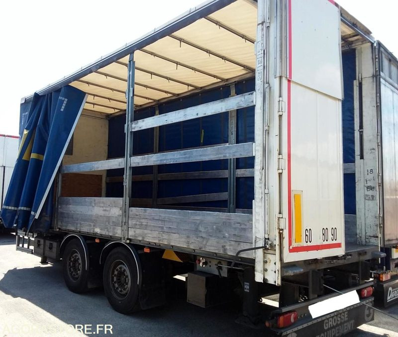 SEMI REMORQUE PLSC 18T - TOIT RELEVABLE - RIDEAUX COULISSANTS - Poluprikolica: slika 1 SEMI REMORQUE PLSC 18T - TOIT RELEVABLE - RIDEAUX COULISSANTS - Poluprikolica: slika 1