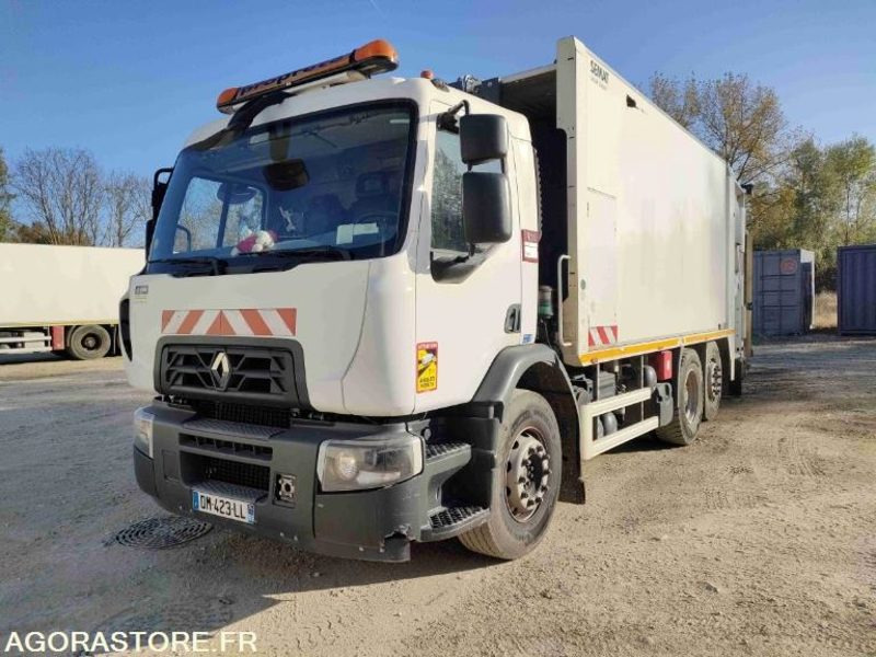 RENAULT D26 WIDE 320.26-E6 - BOM 20m3 CARGOPAC II - 2014 / 306697 KM (DM423LL) - Kamion za smeće: slika 1 RENAULT D26 WIDE 320.26-E6 - BOM 20m3 CARGOPAC II - 2014 / 306697 KM (DM423LL) - Kamion za smeće: slika 1