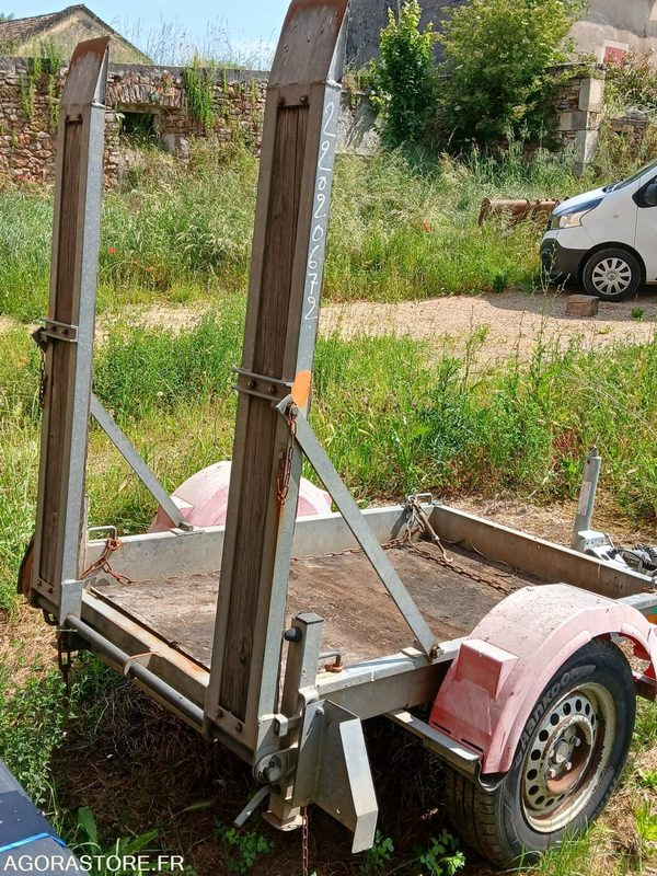 Remorque PORTE ROULEAU HUBIERE - Prikolica za prevoz radnih mašina: slika 2 Remorque PORTE ROULEAU HUBIERE - Prikolica za prevoz radnih mašina: slika 2