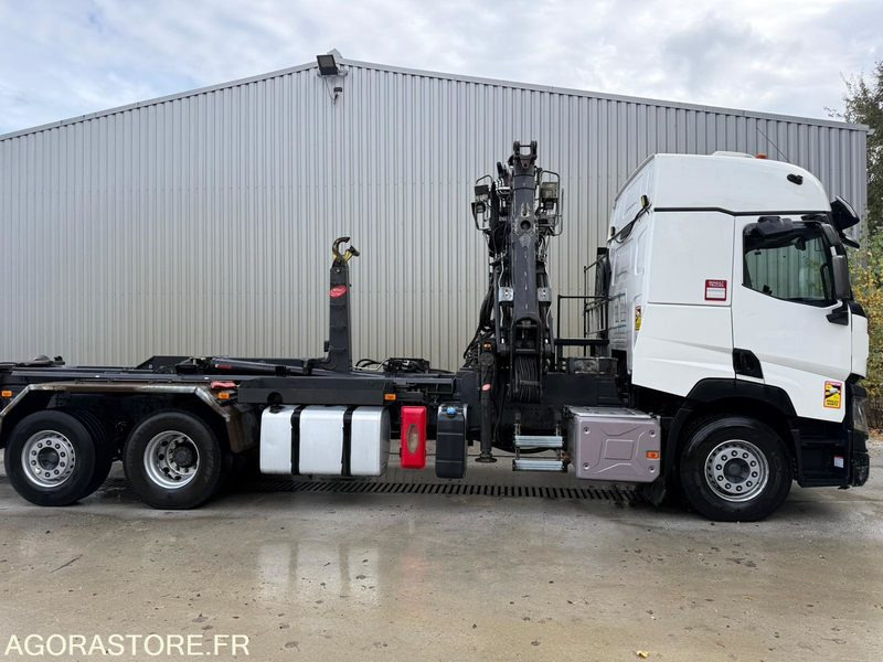 Renault porteur C460 Ampliroll Grue 6x2 remorquant - Kamion sa hidrauličnom kukom: slika 1 Renault porteur C460 Ampliroll Grue 6x2 remorquant - Kamion sa hidrauličnom kukom: slika 1