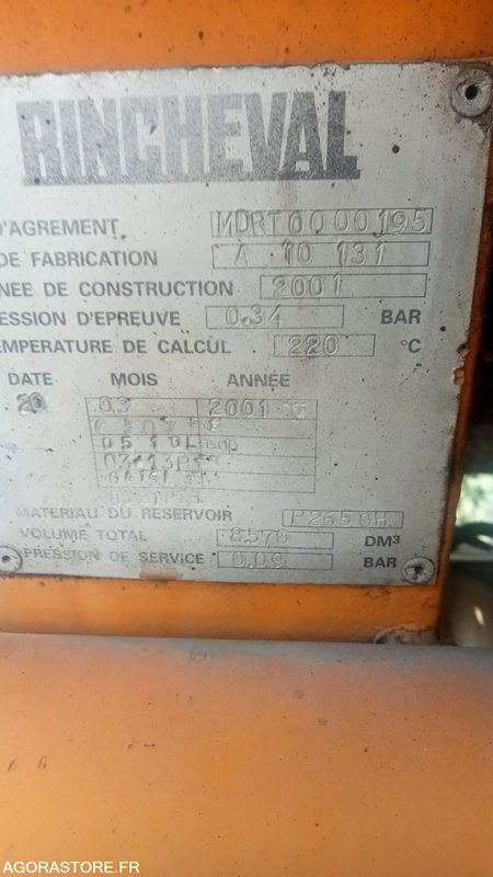 Répandeuse à bitume de 8500 litres (sans le porteur) - Prskalica bitu-emulzije: slika 5 Répandeuse à bitume de 8500 litres (sans le porteur) - Prskalica bitu-emulzije: slika 5