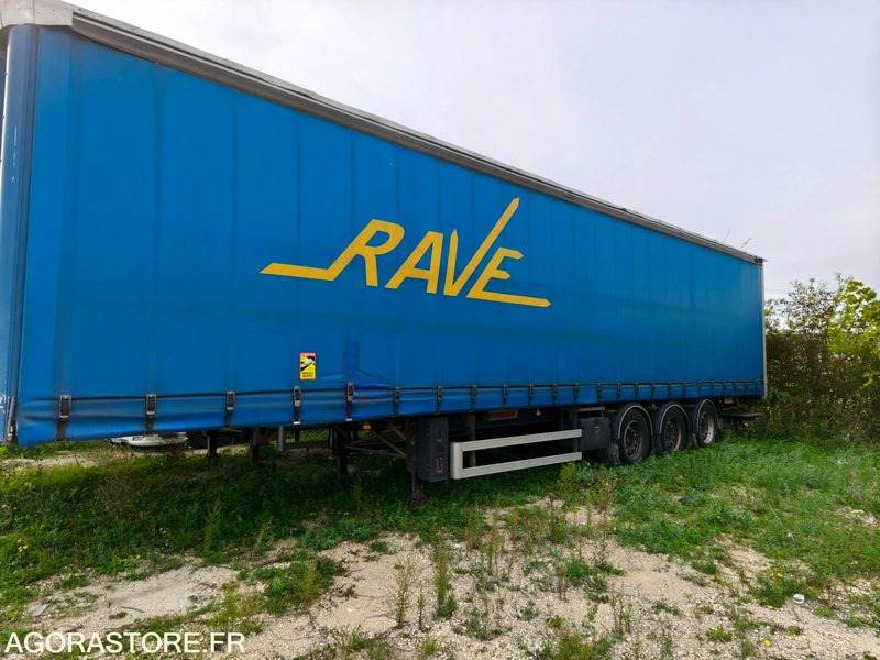 Semi-remorque Bâchée Fruehauf - 2011 (3689) - Poluprikolica sa ceradom: slika 1 Semi-remorque Bâchée Fruehauf - 2011 (3689) - Poluprikolica sa ceradom: slika 1