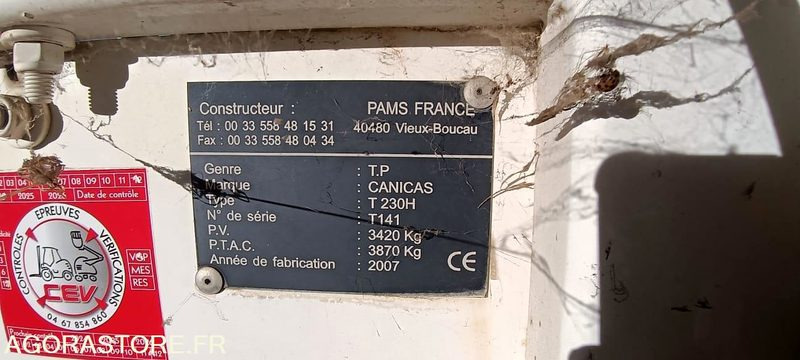 TRACTEUR VALTRA N101H CH-668EQ + CRIBLEUSE CANICAS T230H T141 6334H AM 2007 - Traktor: slika 5 TRACTEUR VALTRA N101H CH-668EQ + CRIBLEUSE CANICAS T230H T141 6334H AM 2007 - Traktor: slika 5