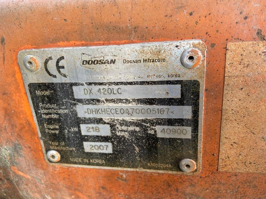 Lizing Doosan DX420LC  Doosan DX420LC: slika 18