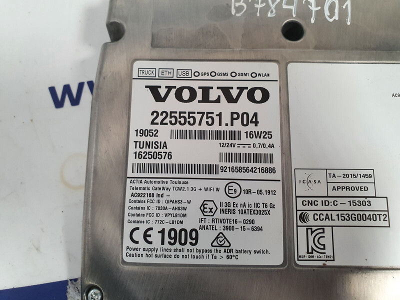 Volvo Telematic Gateway - Upravljačka jedinica za Kamion: slika 4 Volvo Telematic Gateway - Upravljačka jedinica za Kamion: slika 4