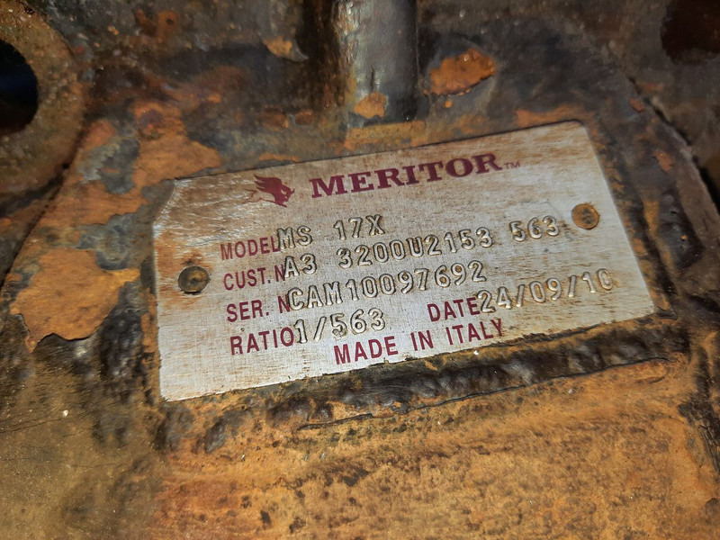 Diferencijalna brzina Meritor MS17X. RS1228SV. 140 E EV-90: slika 11