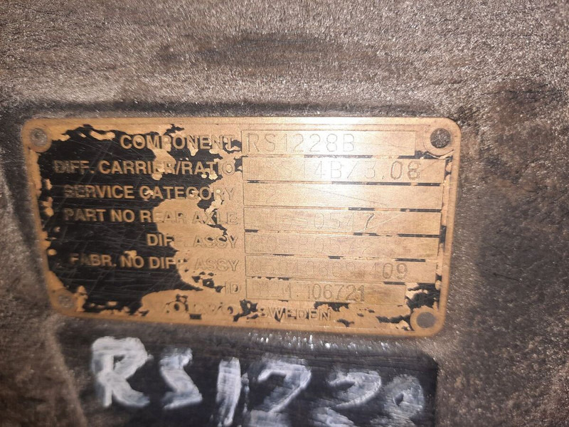 Diferencijalna brzina Meritor MS17X. RS1228SV. 140 E EV-90: slika 16