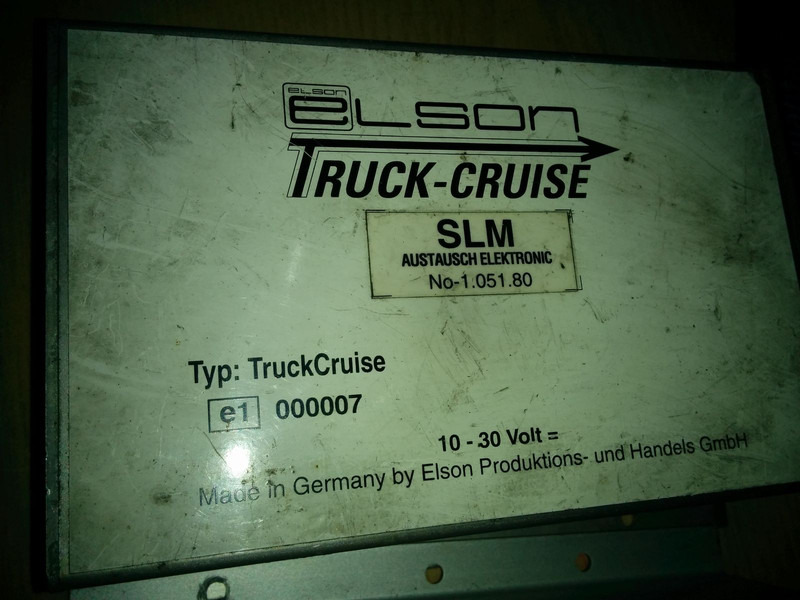Scania MaxiMum Controol / Truck-Cruise ELSON - Upravljačka jedinica: slika 4 Scania MaxiMum Controol / Truck-Cruise ELSON - Upravljačka jedinica: slika 4