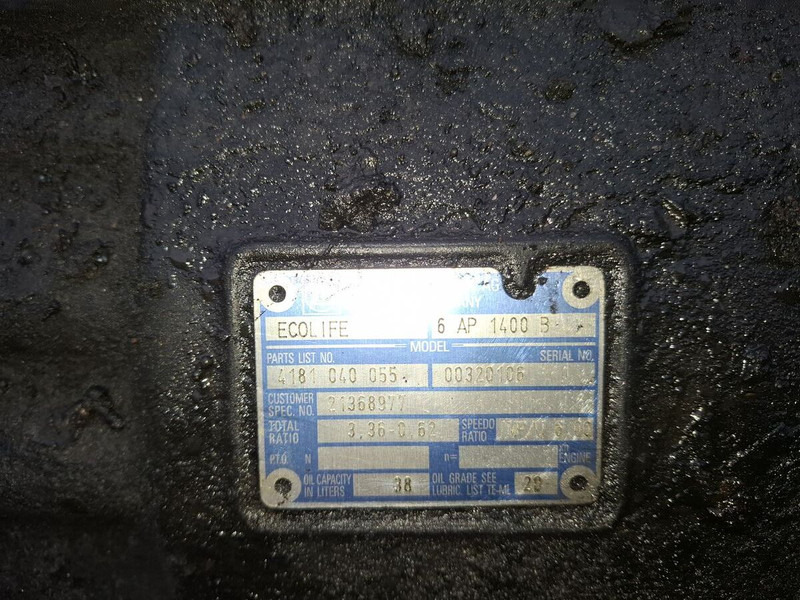 ZF 6AP1400B 4181040055 - Menjač: slika 3 ZF 6AP1400B 4181040055 - Menjač: slika 3
