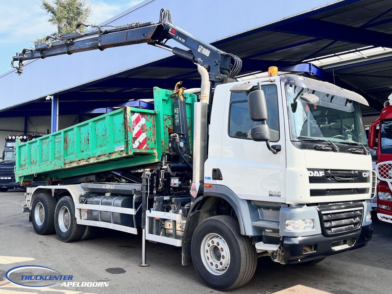 DAF CF 85.410 ATE, Hiab 166, 6x4 Steel spring - Istovarivač, Kamion sa dizalicom: slika 1 DAF CF 85.410 ATE, Hiab 166, 6x4 Steel spring - Istovarivač, Kamion sa dizalicom: slika 1