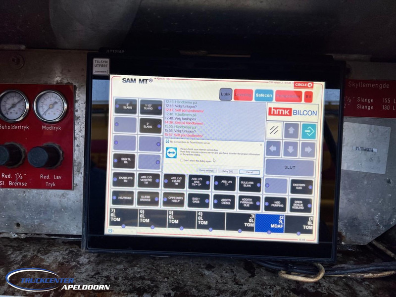 Kamion cisterna Volvo FH 540 HMK Bilcon 18800 Liter ADR, Retarder, Steering axle: slika 8