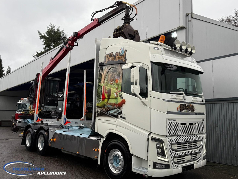 Volvo FH 750 Loglift, 6x4, Dynamic steering, Special painting - Šticar, Kamion sa dizalicom: slika 1 Volvo FH 750 Loglift, 6x4, Dynamic steering, Special painting - Šticar, Kamion sa dizalicom: slika 1