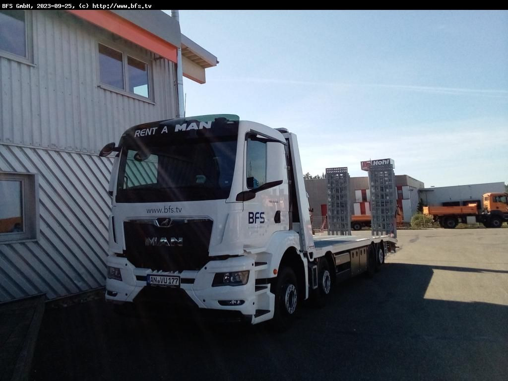 MAN TGS (TG3) 35.430 8x2-6 BL CH NN, Plattform Aufba - Šlep vozilo: slika 1 MAN TGS (TG3) 35.430 8x2-6 BL CH NN, Plattform Aufba - Šlep vozilo: slika 1