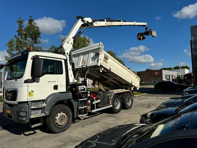 MAN TGS 26.400 6X4 HIAB 166D + REMOTE CONTROL + 2 WAYS KIPPER TÜV TILL 07-2025 - Istovarivač, Kamion sa dizalicom: slika 1 MAN TGS 26.400 6X4 HIAB 166D + REMOTE CONTROL + 2 WAYS KIPPER TÜV TILL 07-2025 - Istovarivač, Kamion sa dizalicom: slika 1