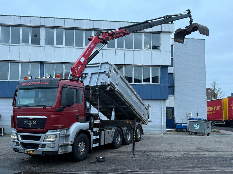 MAN TGS 35.480 8X4 + HMF 2420-K3 REMOTE + TIPPER - Kamion sa dizalicom: slika 2 MAN TGS 35.480 8X4 + HMF 2420-K3 REMOTE + TIPPER - Kamion sa dizalicom: slika 2