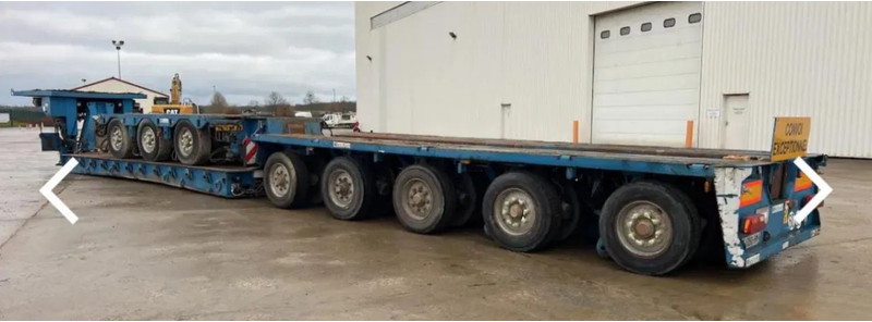 Niska poluprikolica za prevoz Nicolas 5+3 REMOTE CONTROLE, 116 TON GVW: slika 20