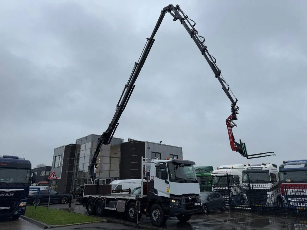 Renault C430 8X4 - EURO 6 + HIAB 288 E-5 + JIB 70X-4 + R - Kamion sa dizalicom, Kamion sa tovarnim sandukom: slika 2 Renault C430 8X4 - EURO 6 + HIAB 288 E-5 + JIB 70X-4 + R - Kamion sa dizalicom, Kamion sa tovarnim sandukom: slika 2