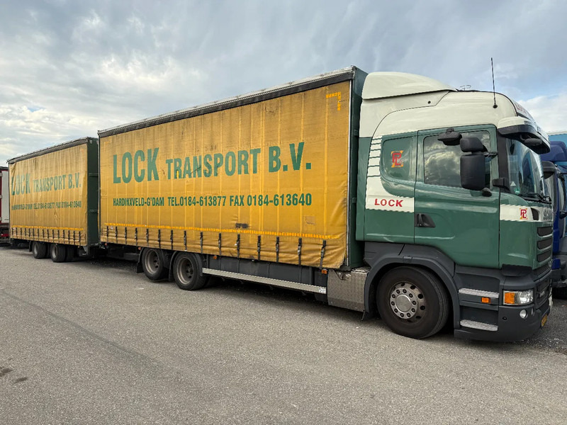 Scania R450 6X2 + DRACO AANHANGER 2010 TUV TILL 17-08-2026 - Kamion sa ceradom: slika 1 Scania R450 6X2 + DRACO AANHANGER 2010 TUV TILL 17-08-2026 - Kamion sa ceradom: slika 1