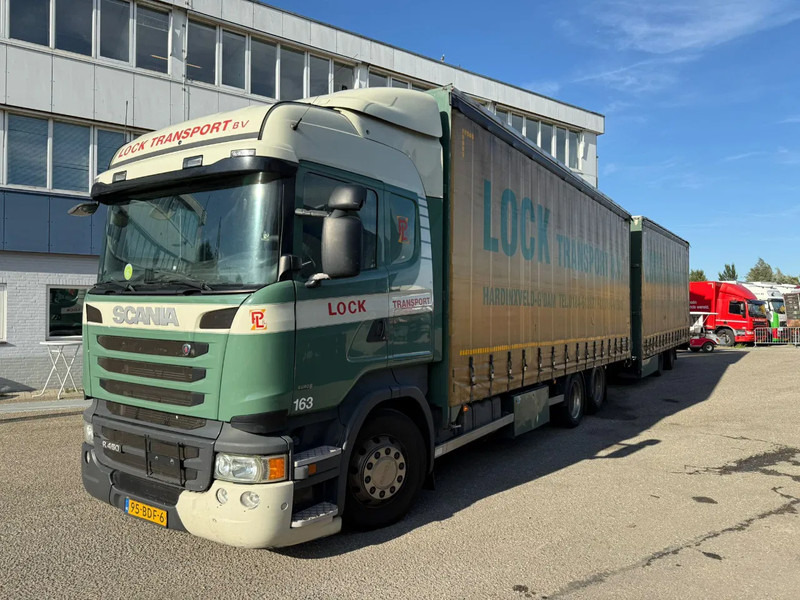 Scania R450 6X2 + DRACO AANHANGER 2010 TUV TILL 17-08-2026 - Kamion sa ceradom: slika 2 Scania R450 6X2 + DRACO AANHANGER 2010 TUV TILL 17-08-2026 - Kamion sa ceradom: slika 2