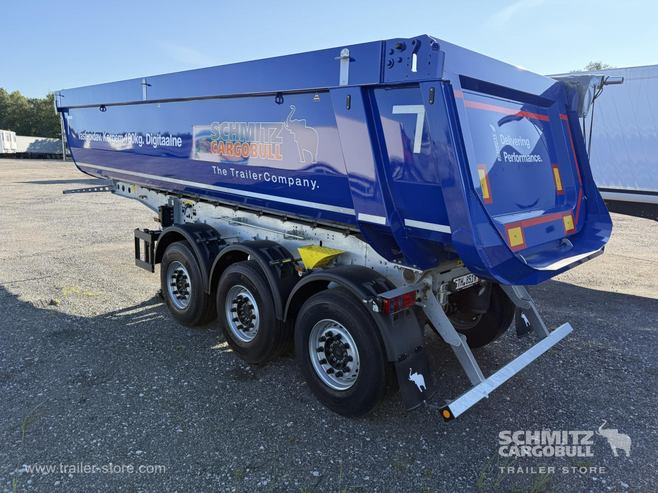 Novu Poluprikolica istovarivača SCHMITZ Tipper steel half pipe body 24m³: slika 1
