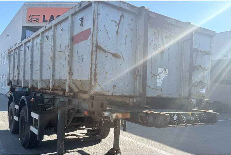 Pacton Containerchassis w. Steelbox / Stahlcontainer - Poluprikolica za prevoz kontejnera/ Poluprikolica sa promenjivim sandukom: slika 1 Pacton Containerchassis w. Steelbox / Stahlcontainer - Poluprikolica za prevoz kontejnera/ Poluprikolica sa promenjivim sandukom: slika 1