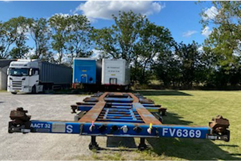 Krone Container chassis / Container-Fahrgestell / Contai - Poluprikolica: slika 1 Krone Container chassis / Container-Fahrgestell / Contai - Poluprikolica: slika 1