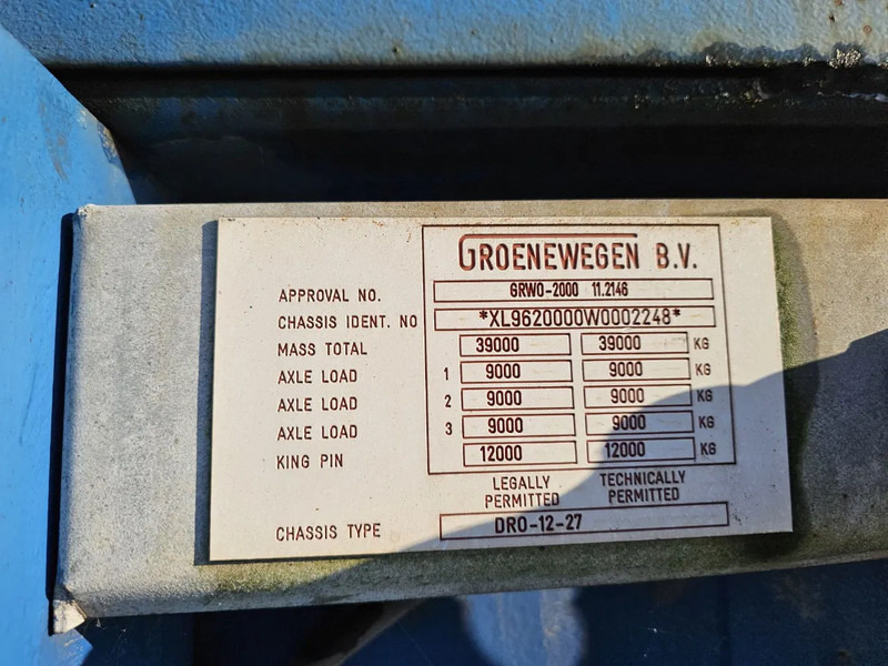 Plato poluprikolica Groenewegen BPW - DRUM - 5980KG!: slika 12