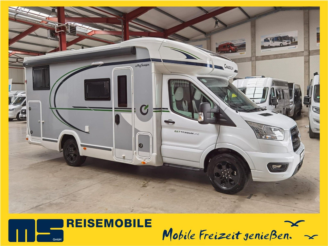 Chausson 627 TITANIUM / - 2026 - / EINZELBETTEN & HUBBETT - Poluintegrisani kamper: slika 1 Chausson 627 TITANIUM / - 2026 - / EINZELBETTEN & HUBBETT - Poluintegrisani kamper: slika 1