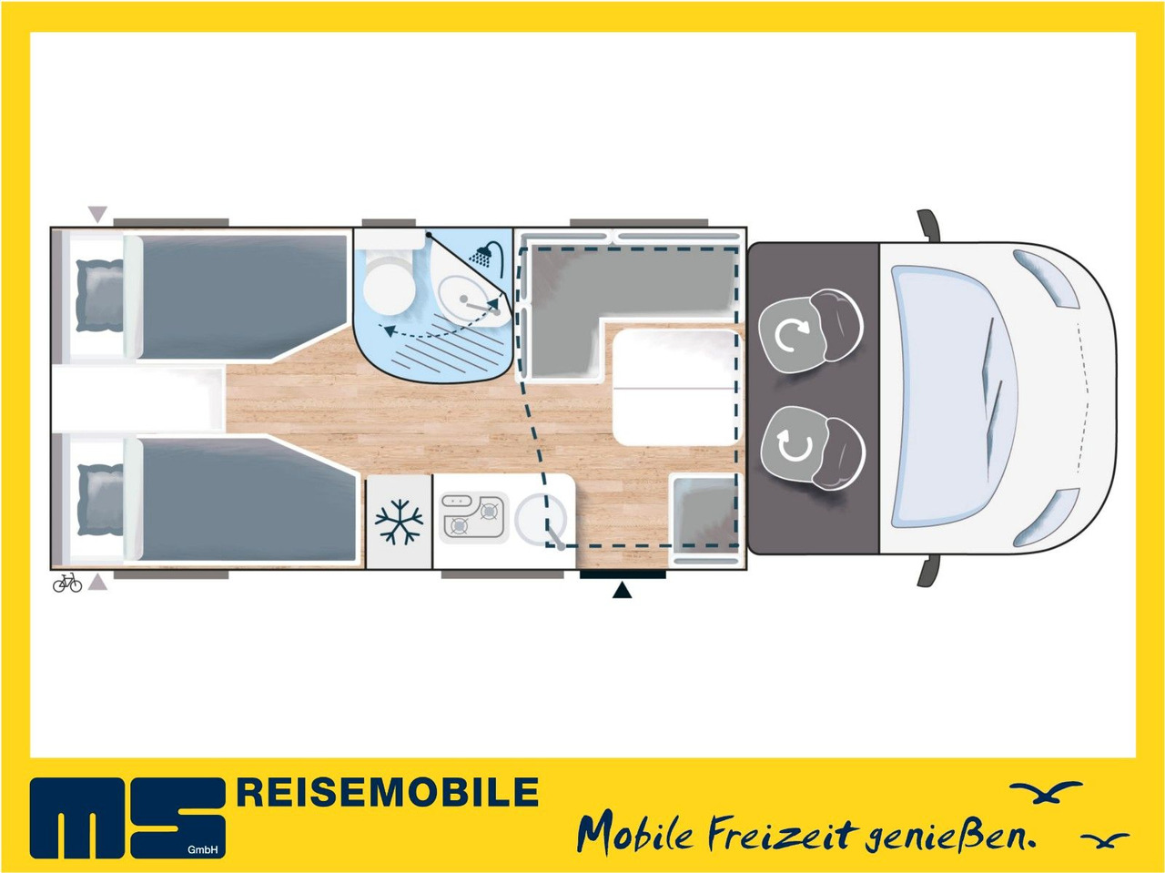 Chausson 627 TITANIUM / - 2026 - / EINZELBETTEN & HUBBETT - Poluintegrisani kamper: slika 2 Chausson 627 TITANIUM / - 2026 - / EINZELBETTEN & HUBBETT - Poluintegrisani kamper: slika 2