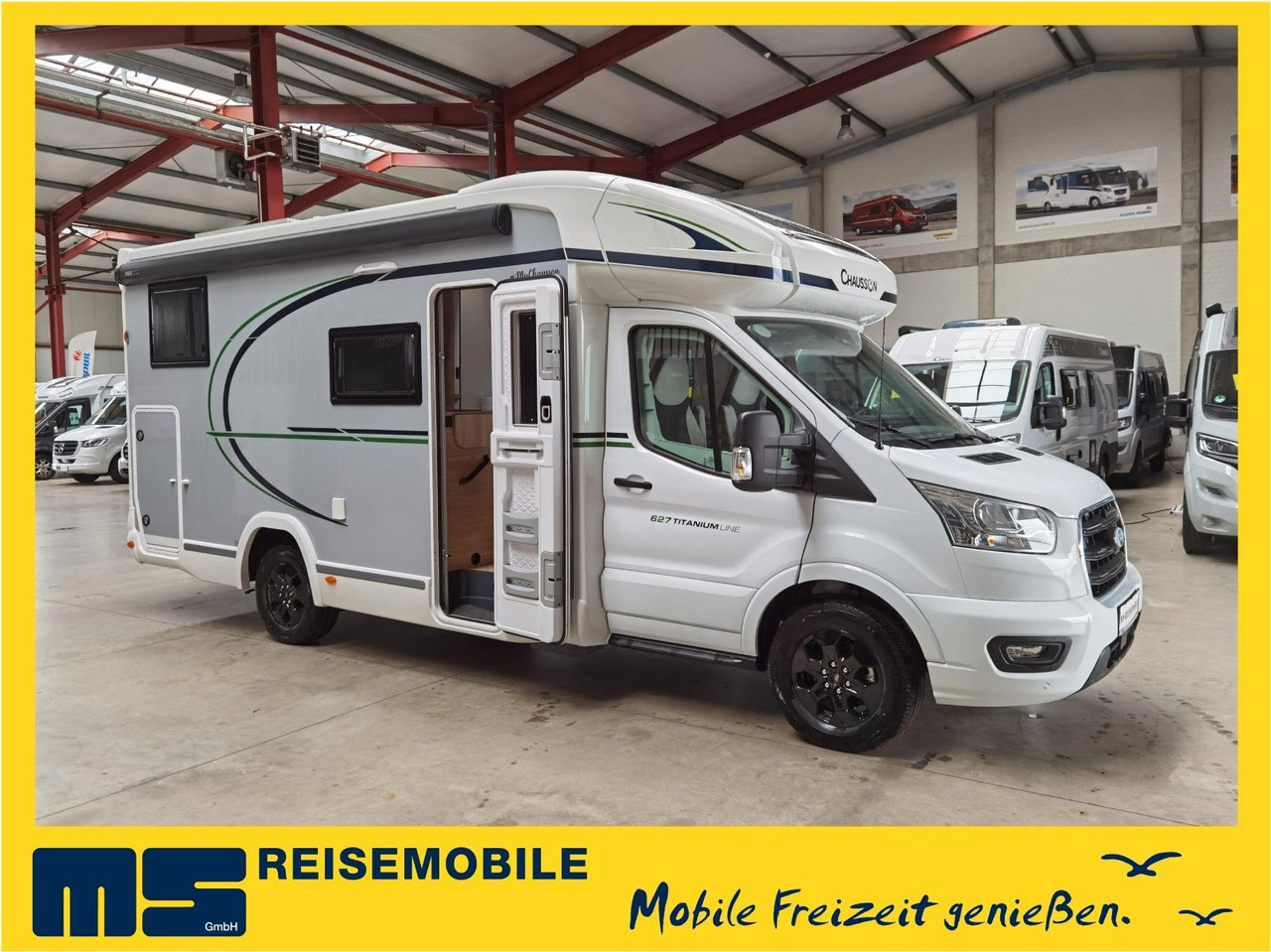 Chausson 627 TITANIUM / - 2026 -/ EINZELBETTEN & HUBBETT - Poluintegrisani kamper: slika 1 Chausson 627 TITANIUM / - 2026 -/ EINZELBETTEN & HUBBETT - Poluintegrisani kamper: slika 1