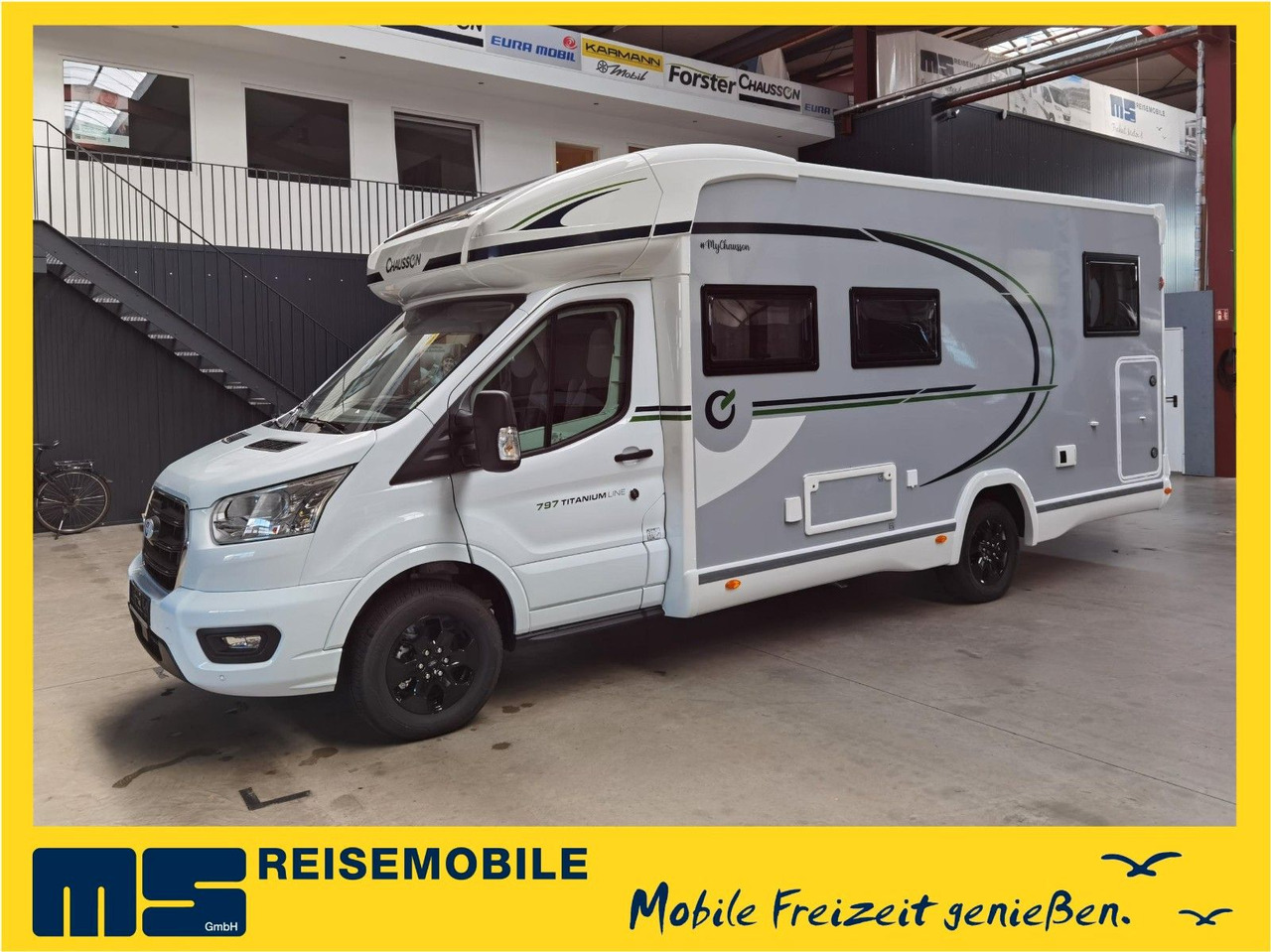 Chausson 797 TITANIUM / -2026- / 165PS- 8G. / 4.1T. / AHK - Poluintegrisani kamper: slika 1 Chausson 797 TITANIUM / -2026- / 165PS- 8G. / 4.1T. / AHK - Poluintegrisani kamper: slika 1