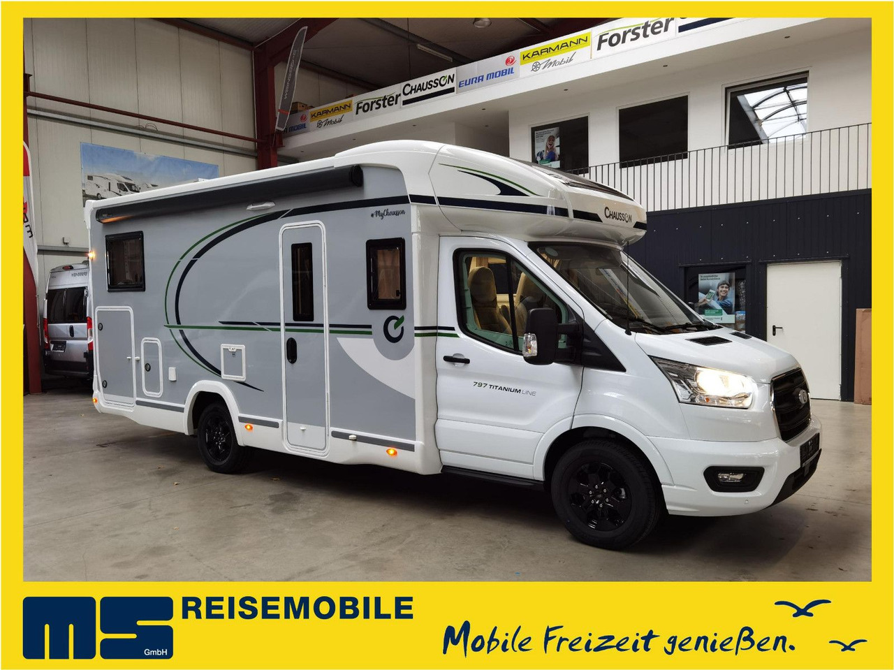 Chausson 797 TITANIUM / -2026- / 165PS-8G. / EINZELBETTEN - Poluintegrisani kamper: slika 1 Chausson 797 TITANIUM / -2026- / 165PS-8G. / EINZELBETTEN - Poluintegrisani kamper: slika 1