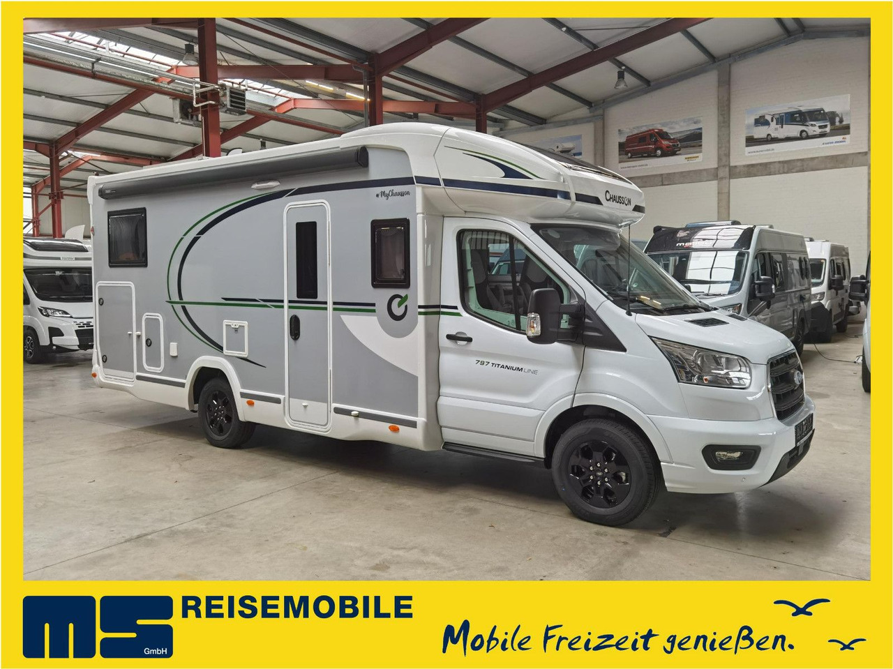 Chausson 797 TITANIUM / - 2026 - / 4.1T. / EINZELBETTEN - Poluintegrisani kamper: slika 1 Chausson 797 TITANIUM / - 2026 - / 4.1T. / EINZELBETTEN - Poluintegrisani kamper: slika 1