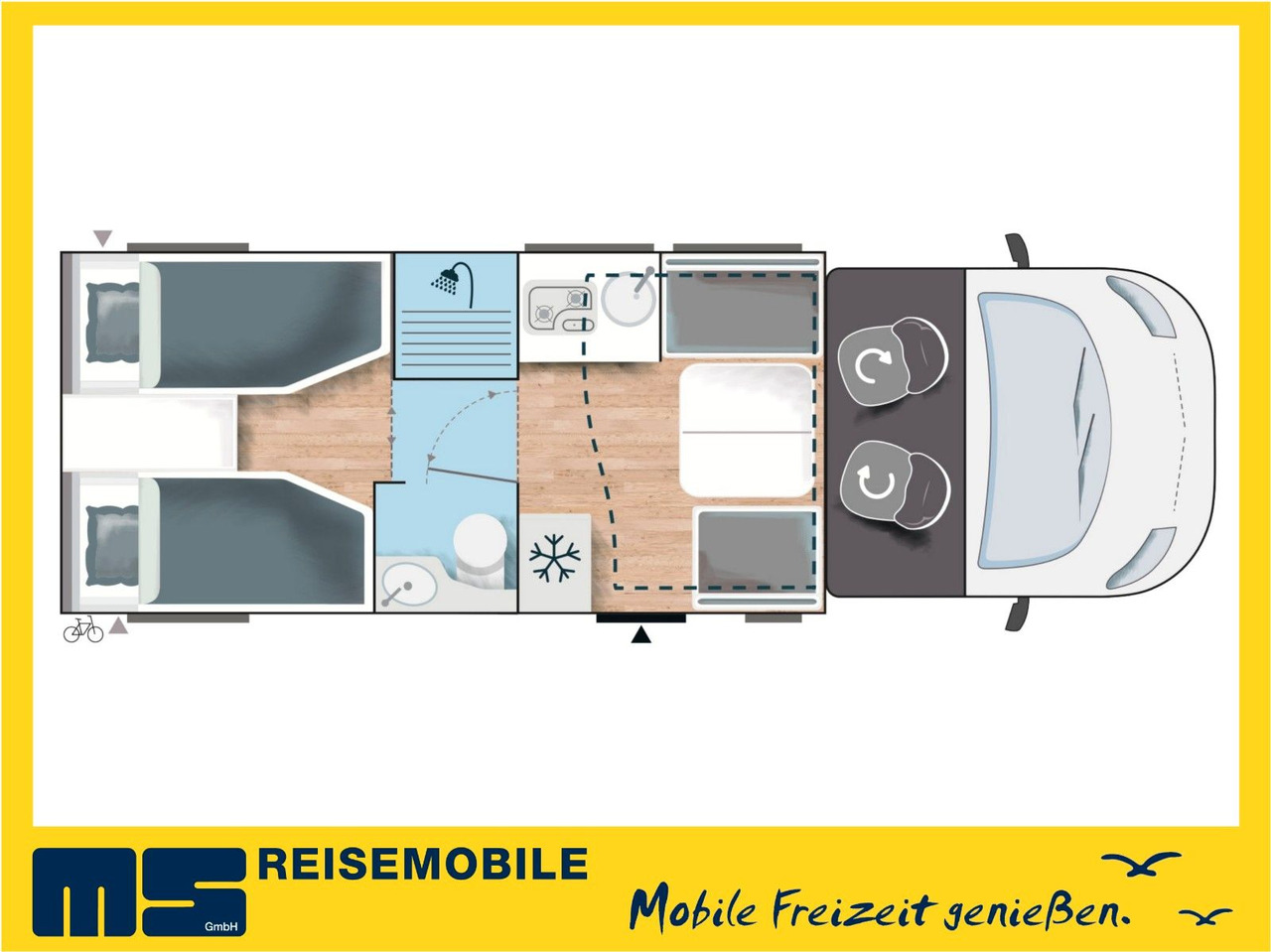 Chausson 797 TITANIUM / - 2026 - / EINZELBETTEN & HUBBETT - Poluintegrisani kamper: slika 2 Chausson 797 TITANIUM / - 2026 - / EINZELBETTEN & HUBBETT - Poluintegrisani kamper: slika 2