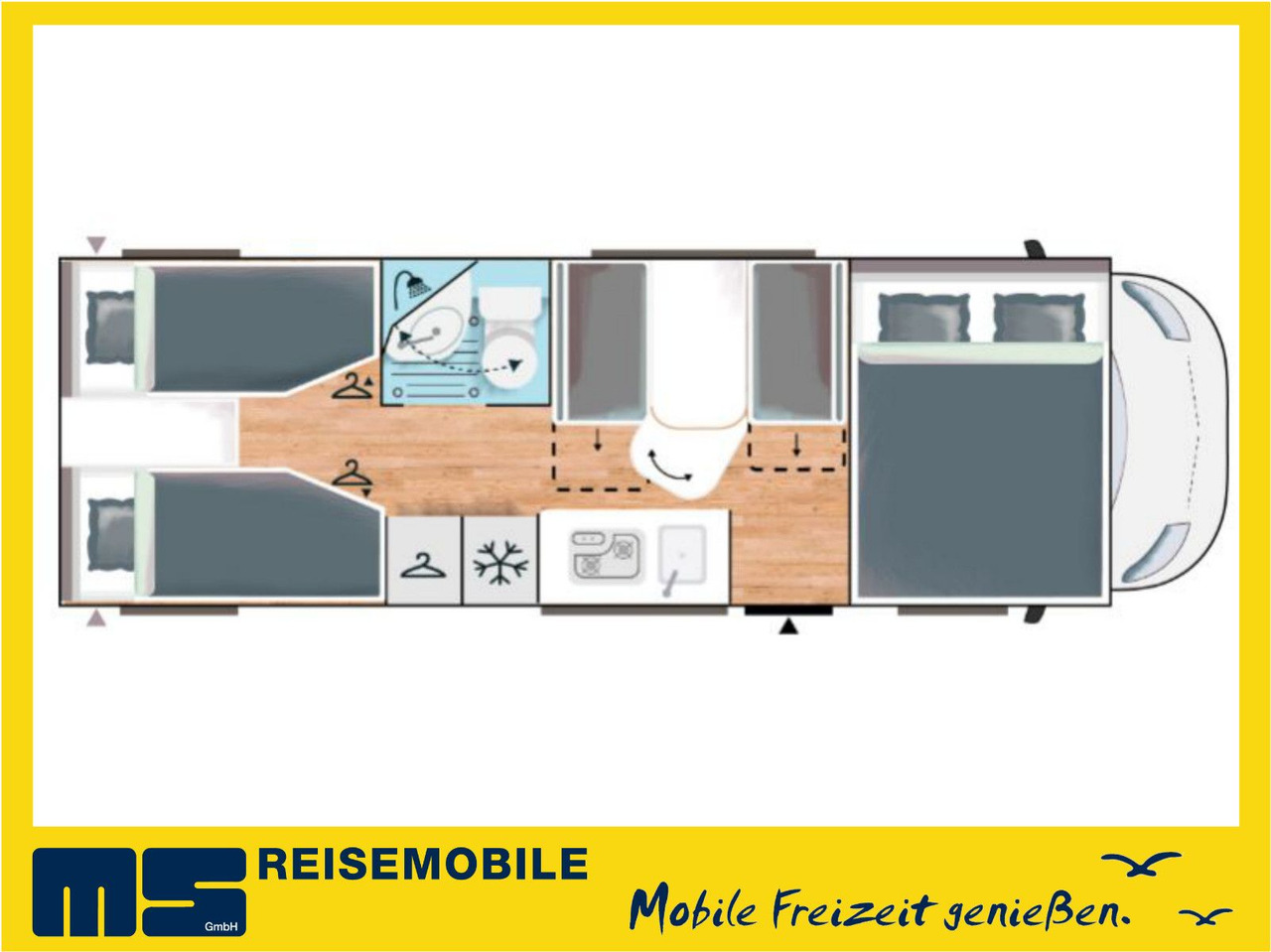 Chausson C 727 FIRST LINE /140PS / EINZELBETTEN & ALKOVEN - Alkoven kamper: slika 2 Chausson C 727 FIRST LINE /140PS / EINZELBETTEN & ALKOVEN - Alkoven kamper: slika 2