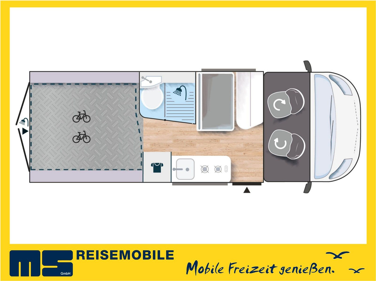 Chausson V690 SPORT LINE / -2026- / XXL-HUBBETT E-BIKE GA - Kamp kombi: slika 2 Chausson V690 SPORT LINE / -2026- / XXL-HUBBETT E-BIKE GA - Kamp kombi: slika 2