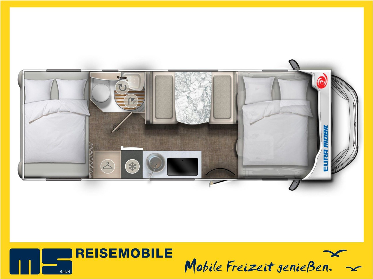 Eura Mobil ACTIVA ONE 690 HB / 180PS-40H MAXI/ PANORAMADACH - Alkoven kamper: slika 2 Eura Mobil ACTIVA ONE 690 HB / 180PS-40H MAXI/ PANORAMADACH - Alkoven kamper: slika 2