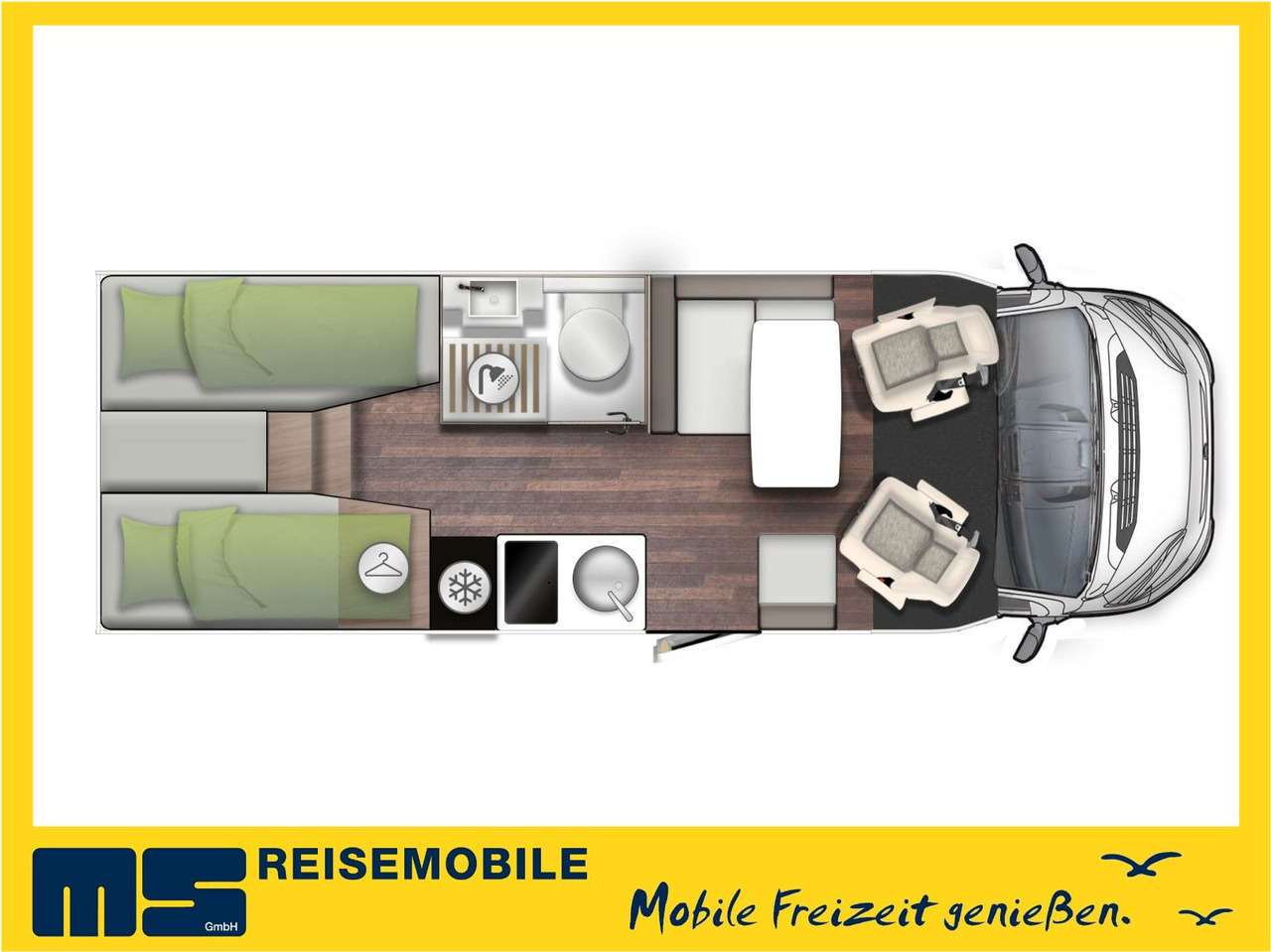 Forster T 699 EB / -MODELL 2025-/ EINZELBETTEN & HUBBETT - Poluintegrisani kamper: slika 2 Forster T 699 EB / -MODELL 2025-/ EINZELBETTEN & HUBBETT - Poluintegrisani kamper: slika 2