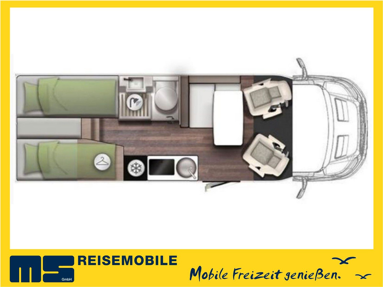 HYMER / ERIBA / HYMERCAR EXSIS T 588 / SAT / AHK / NAVI / EINZELBETTEN - Poluintegrisani kamper: slika 2 HYMER / ERIBA / HYMERCAR EXSIS T 588 / SAT / AHK / NAVI / EINZELBETTEN - Poluintegrisani kamper: slika 2