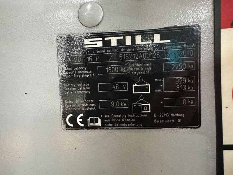 Električni viljuškar Still RX 20-16 P: slika 7