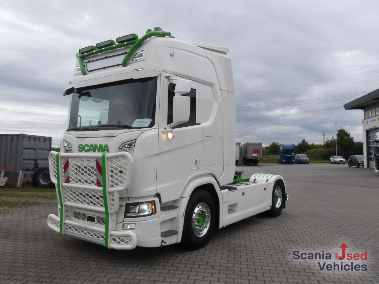 SCANIA R 500 A4x2NB / 2 kreis Hydr / Vollluft / Navi - Tegljač: slika 1 SCANIA R 500 A4x2NB / 2 kreis Hydr / Vollluft / Navi - Tegljač: slika 1