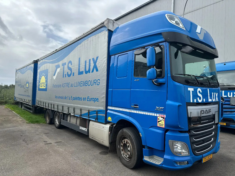 Kamion sa ceradom DAF XF 440 DAF XF 440 6x2 / SUPERSPACECAB / KOMBI MIT ANHANGER SCHMITZ 2016 / DURCHLADEN / 2 STUCK: slika 11