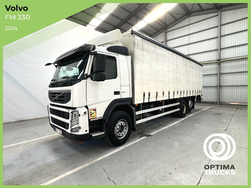 Volvo FM 330 / Essieu relevable et directionnel / Steerable lift axle / Lift as en stuuras - Kamion sa ceradom: slika 1 Volvo FM 330 / Essieu relevable et directionnel / Steerable lift axle / Lift as en stuuras - Kamion sa ceradom: slika 1