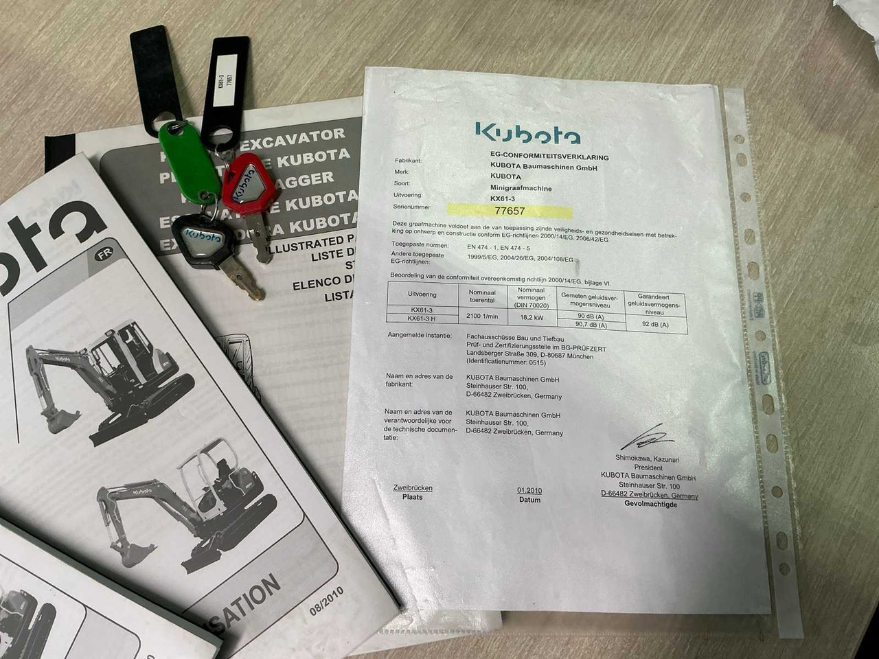 Bager 2010 KUBOTA KX61-3 MINI EXCAVATOR: slika 18