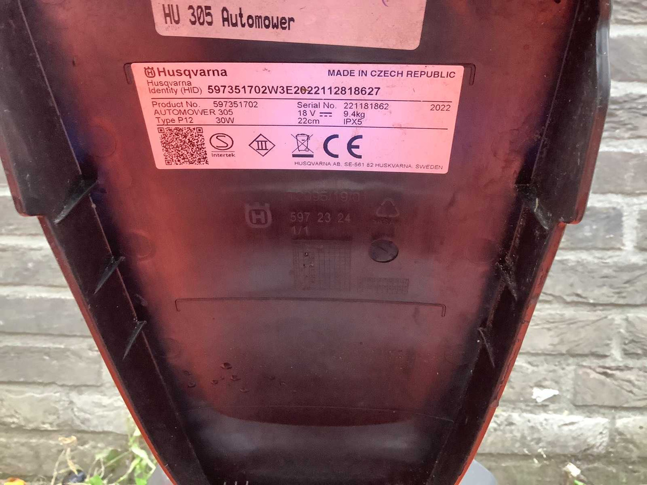 Husqvarna 305 - Baštenska kosačica: slika 5 Husqvarna 305 - Baštenska kosačica: slika 5