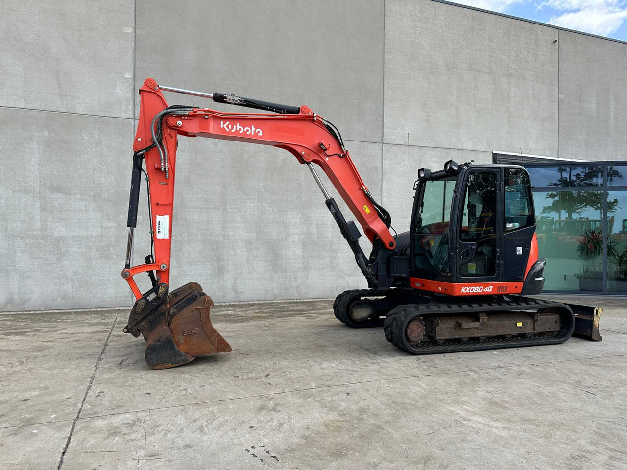 Kubota KX080 - Bager guseničar: slika 1 Kubota KX080 - Bager guseničar: slika 1