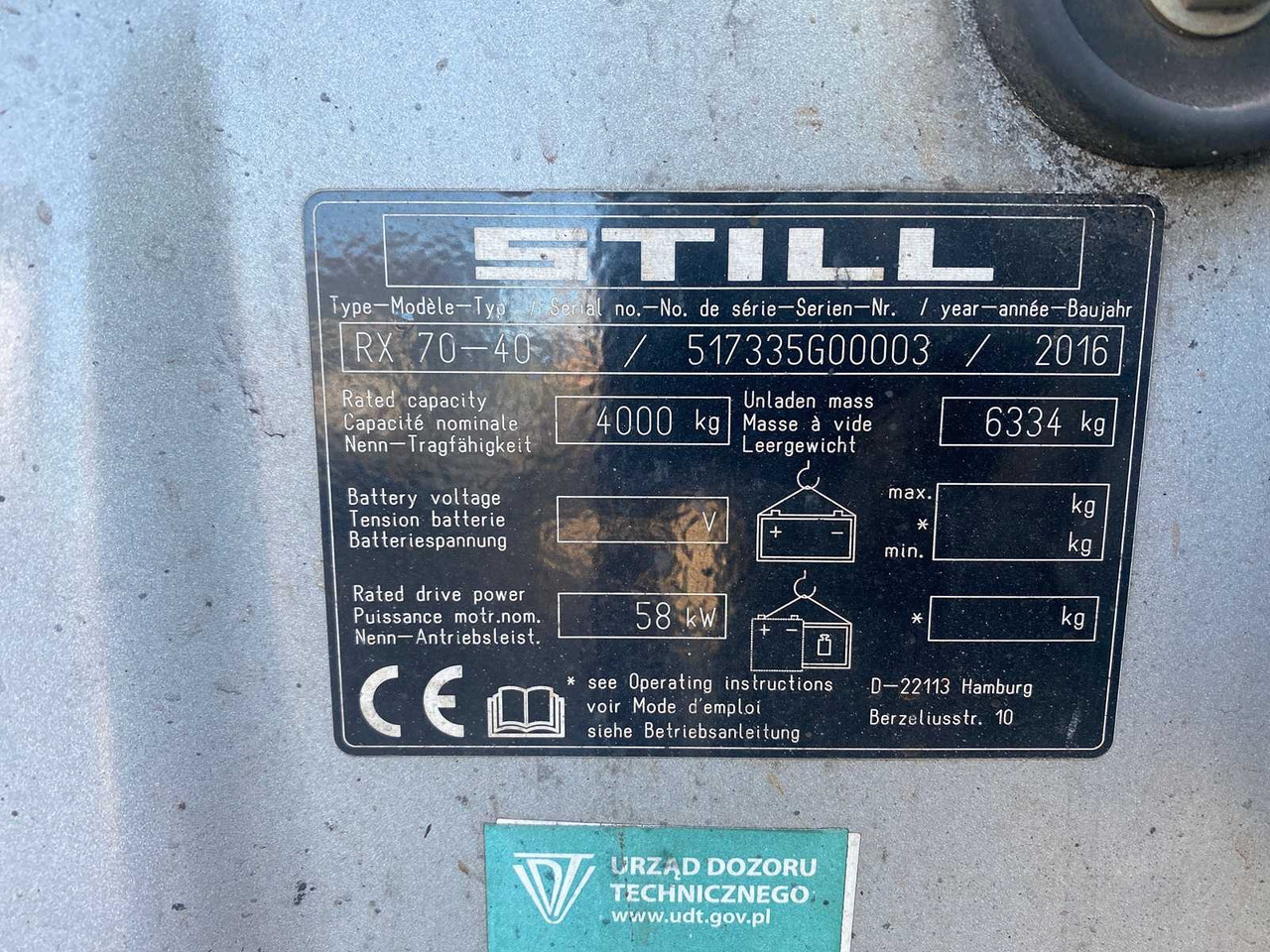 Viljuškar STILL - 2016 - RX 70-40 T - FORKLIFT: slika 10