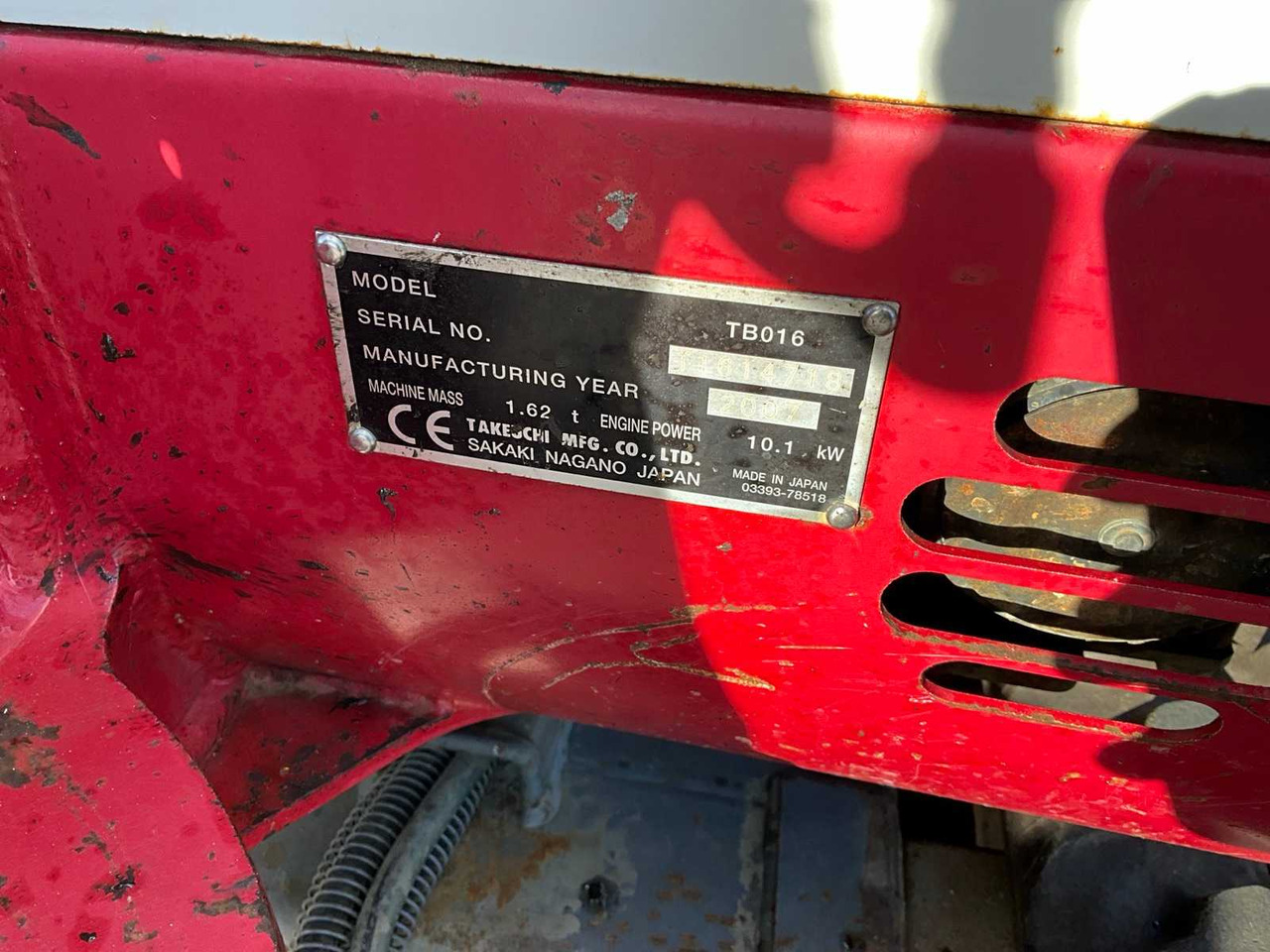 Mini bager Takeuchi 2007 TAKEUCHI TB016 MINI EXCAVATOR: slika 13