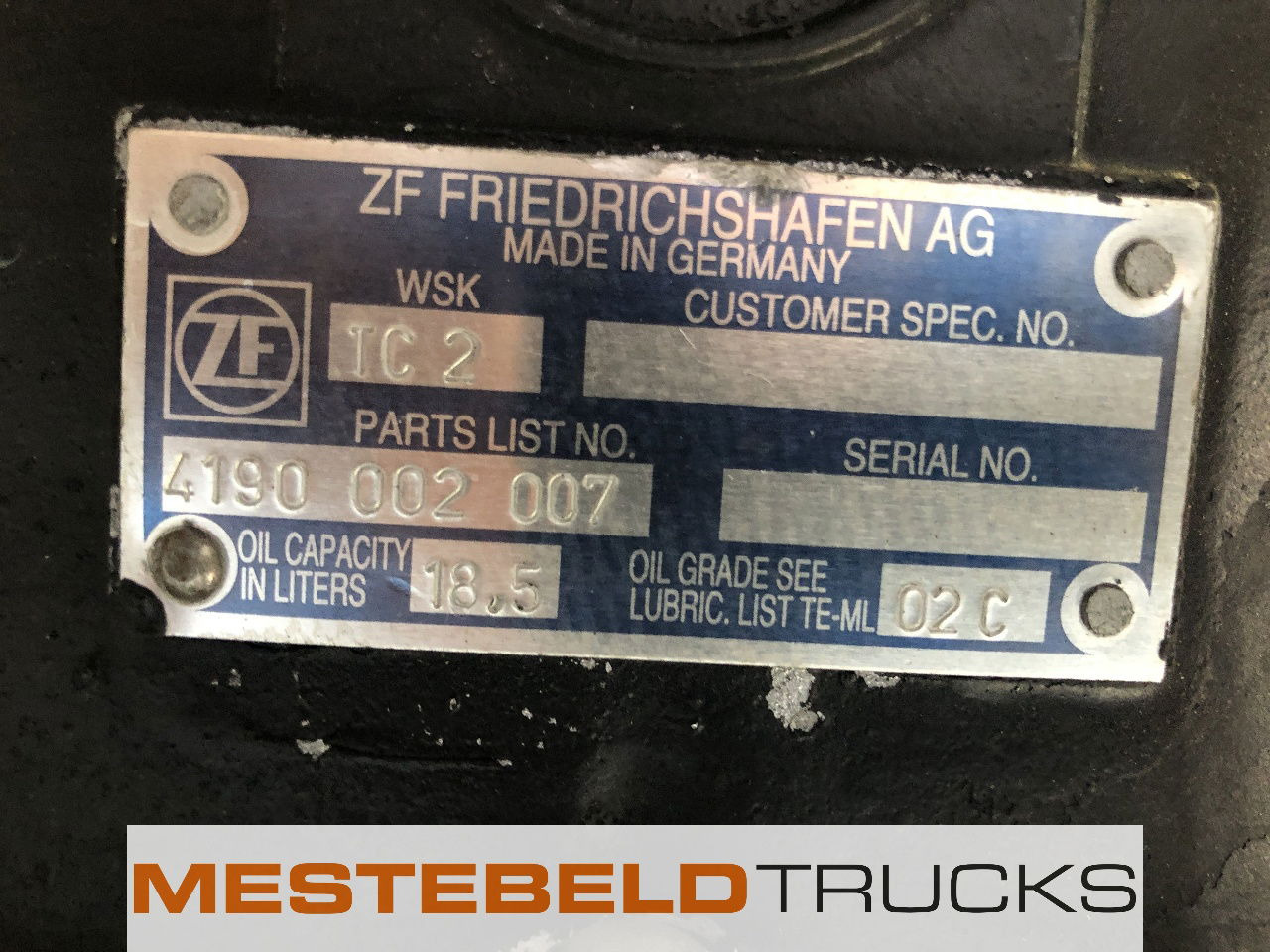 MAN WSK 440 + RE - Kvačilo i delovi za Kamion: slika 5 MAN WSK 440 + RE - Kvačilo i delovi za Kamion: slika 5